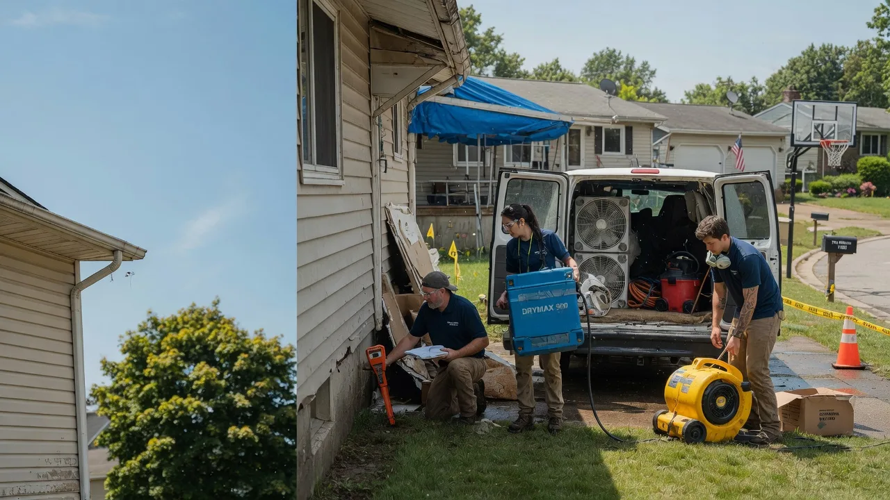Ceiling Leak Cleanup in Owosso, MI near me
